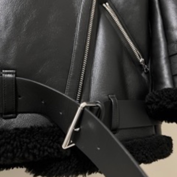 Acne Studios Iconic Velocite Shearling Jacket - Picture 5 of 14